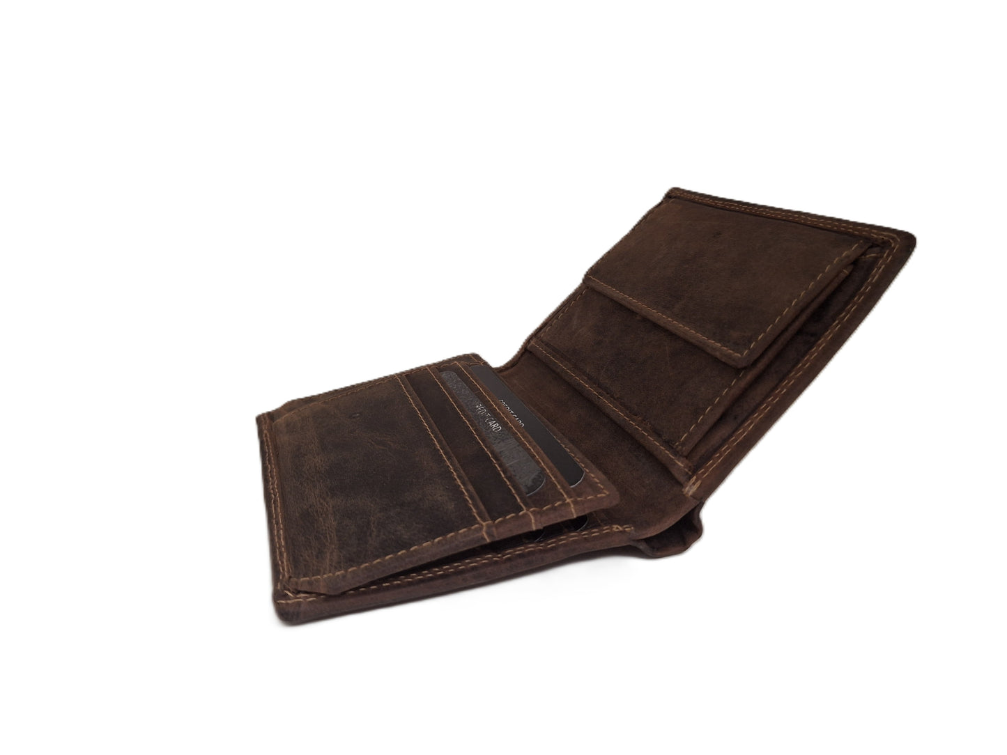 Heren billfold / portemonnee hoog 9 Pasjes / anti skim 600H