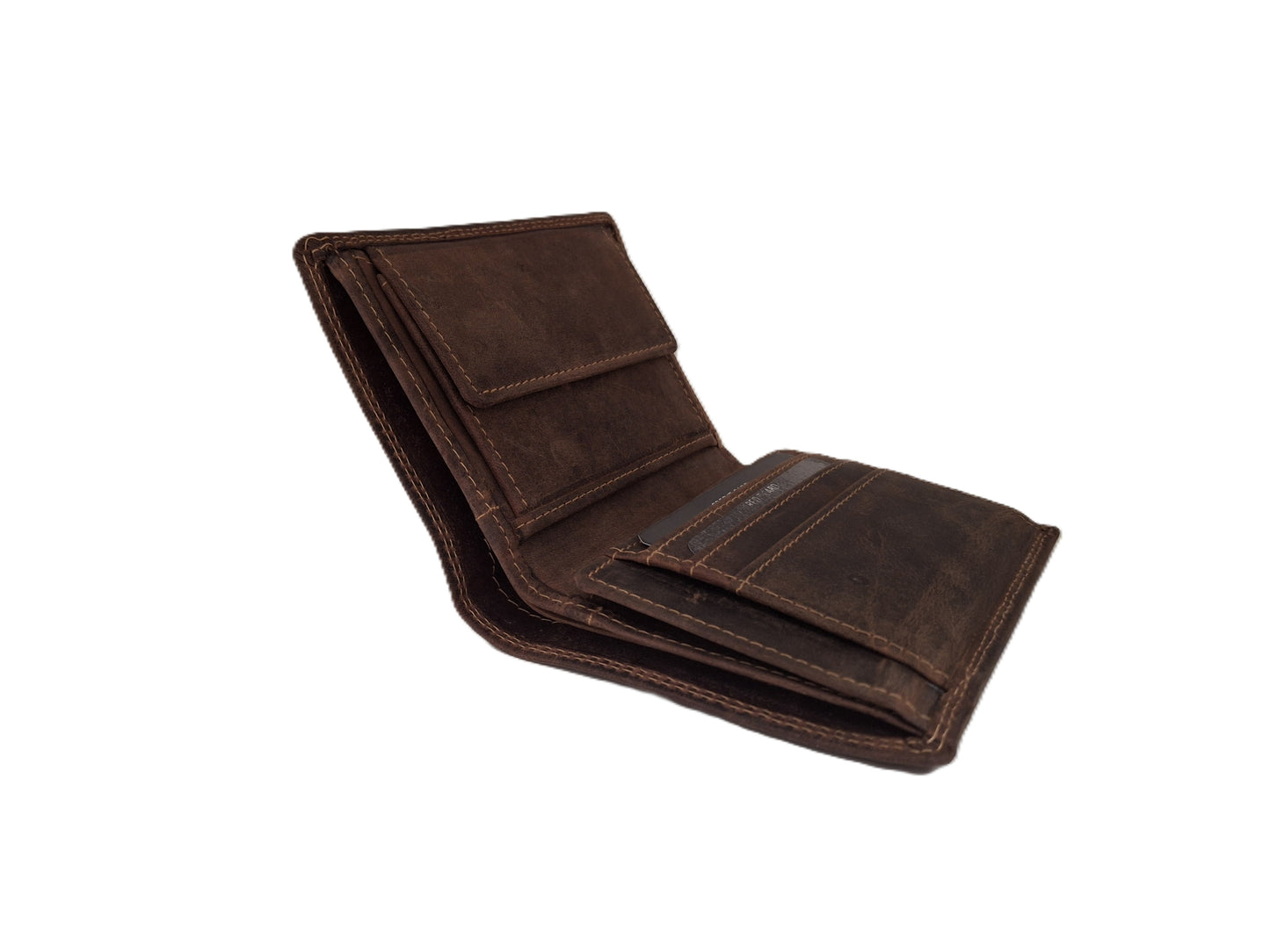 Heren billfold / portemonnee hoog 9 Pasjes / anti skim 600H