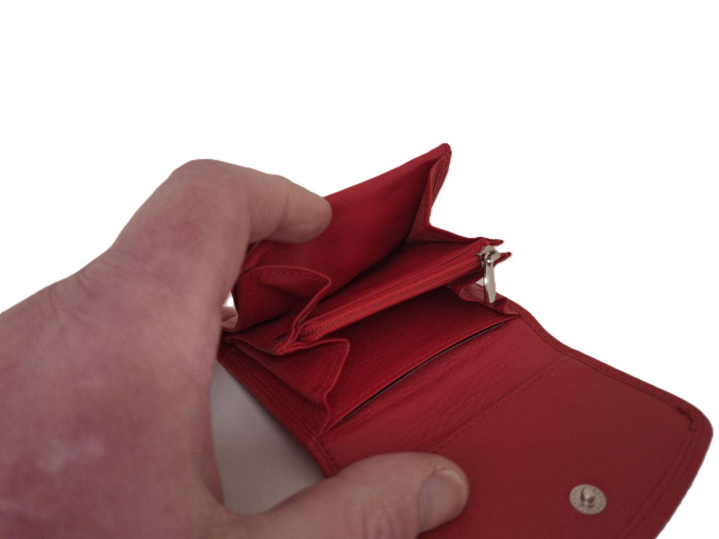 Overslag portemonnee klein 529vaR heel bekend model Rood