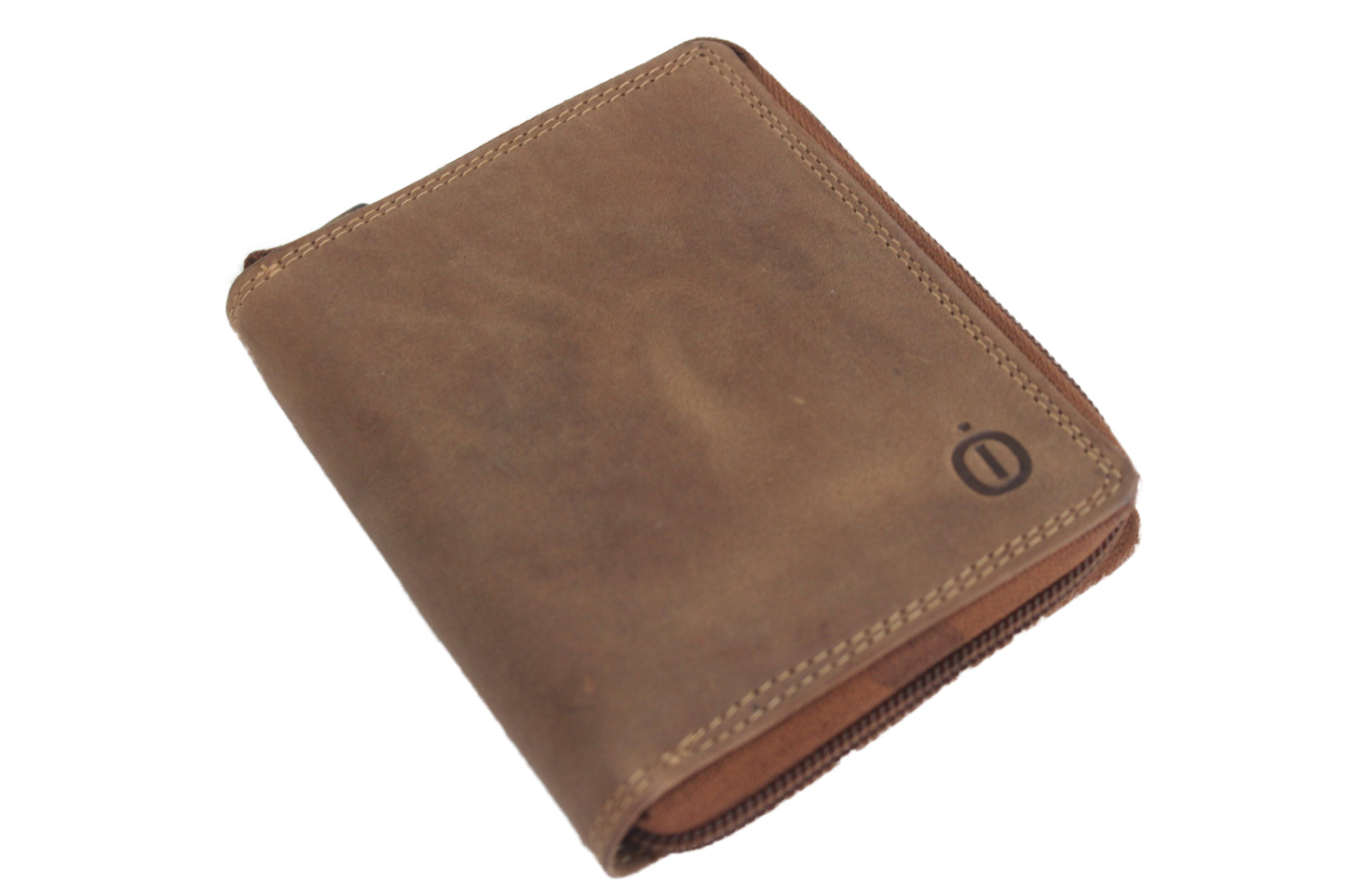 OI Billfold hoog / geheel afgesloten met een rits / Hunter / anti skim 202H