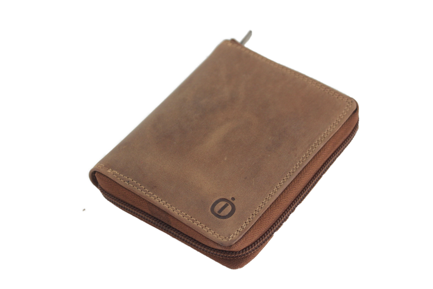 OI Billfold hoog / geheel afgesloten met een rits / Hunter / anti skim 202H