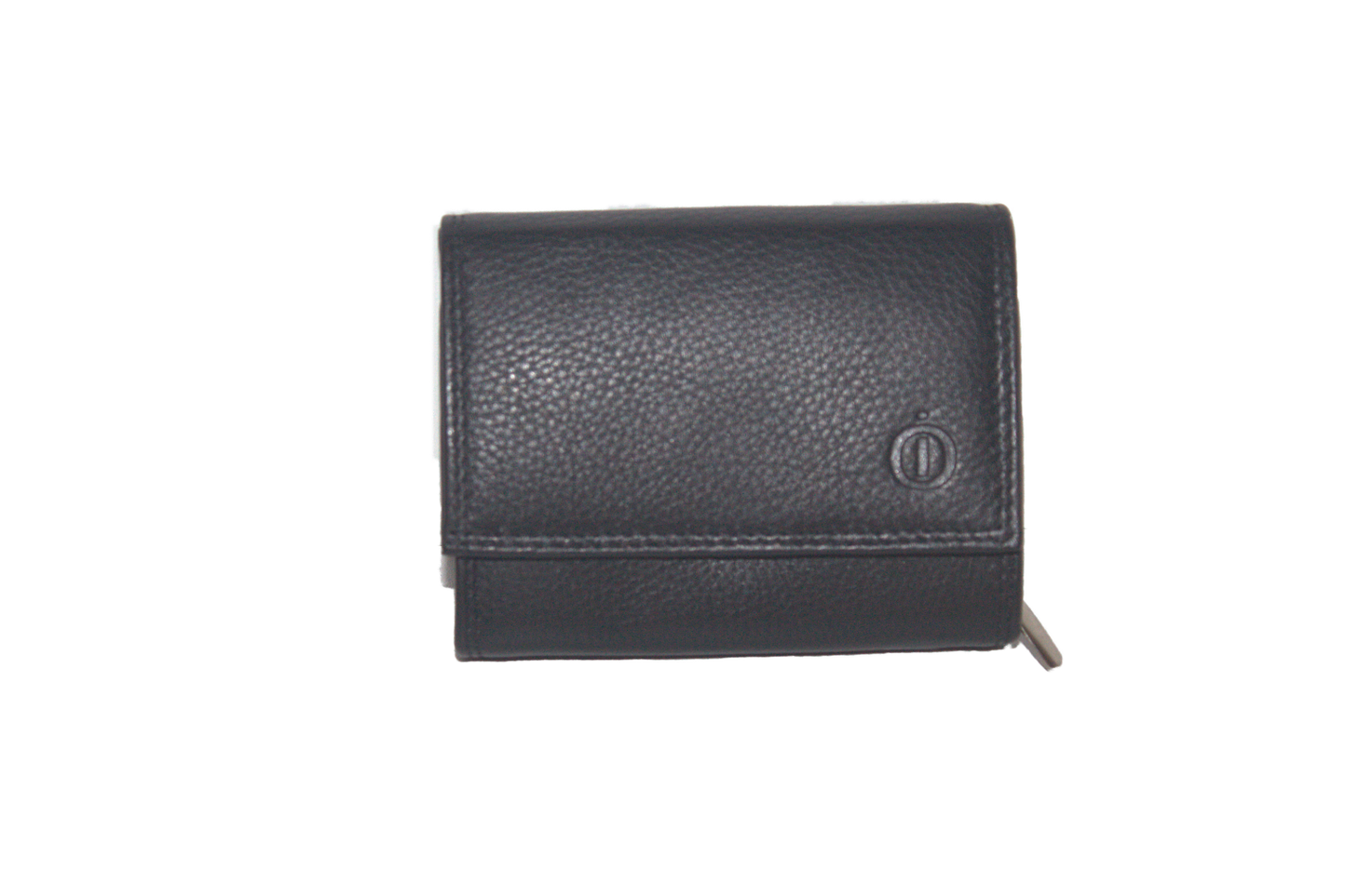 Kleine Rits portemonnee / overslag beursje / rfid safe/ zwart 203
