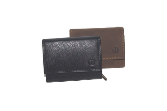 Kleine Rits portemonnee / overslag beursje / anti skim / Hunter 203H