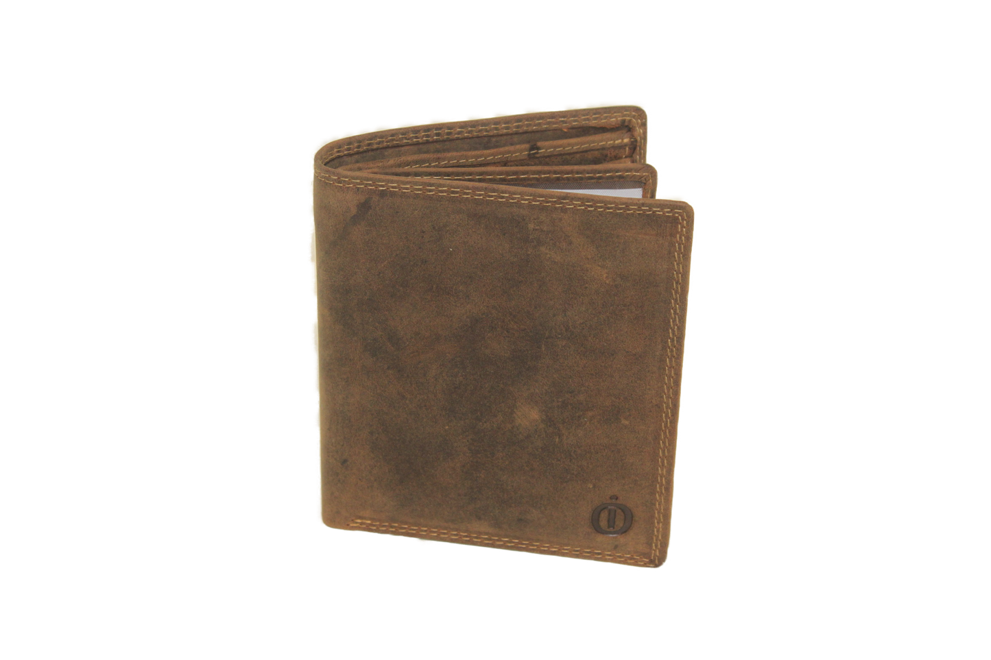 OI Billfold Hoog / plat / portemonnee met uitneembaar gedeelte / anti skim / Hunter bruin 207H