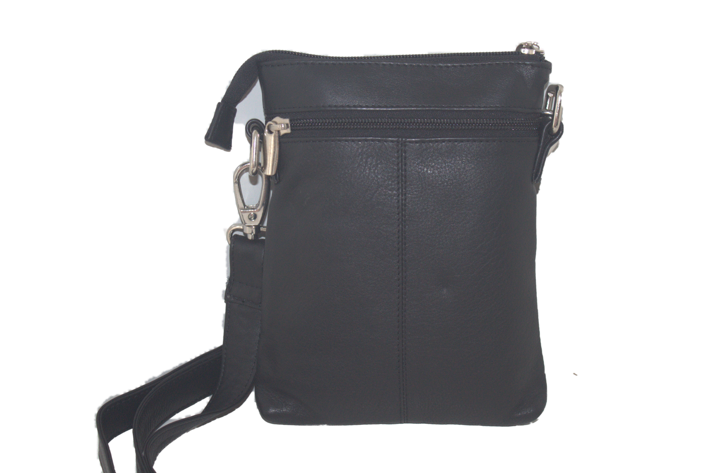 Herentas / Damestas / schoudertas / crossbody / zwart leer 208