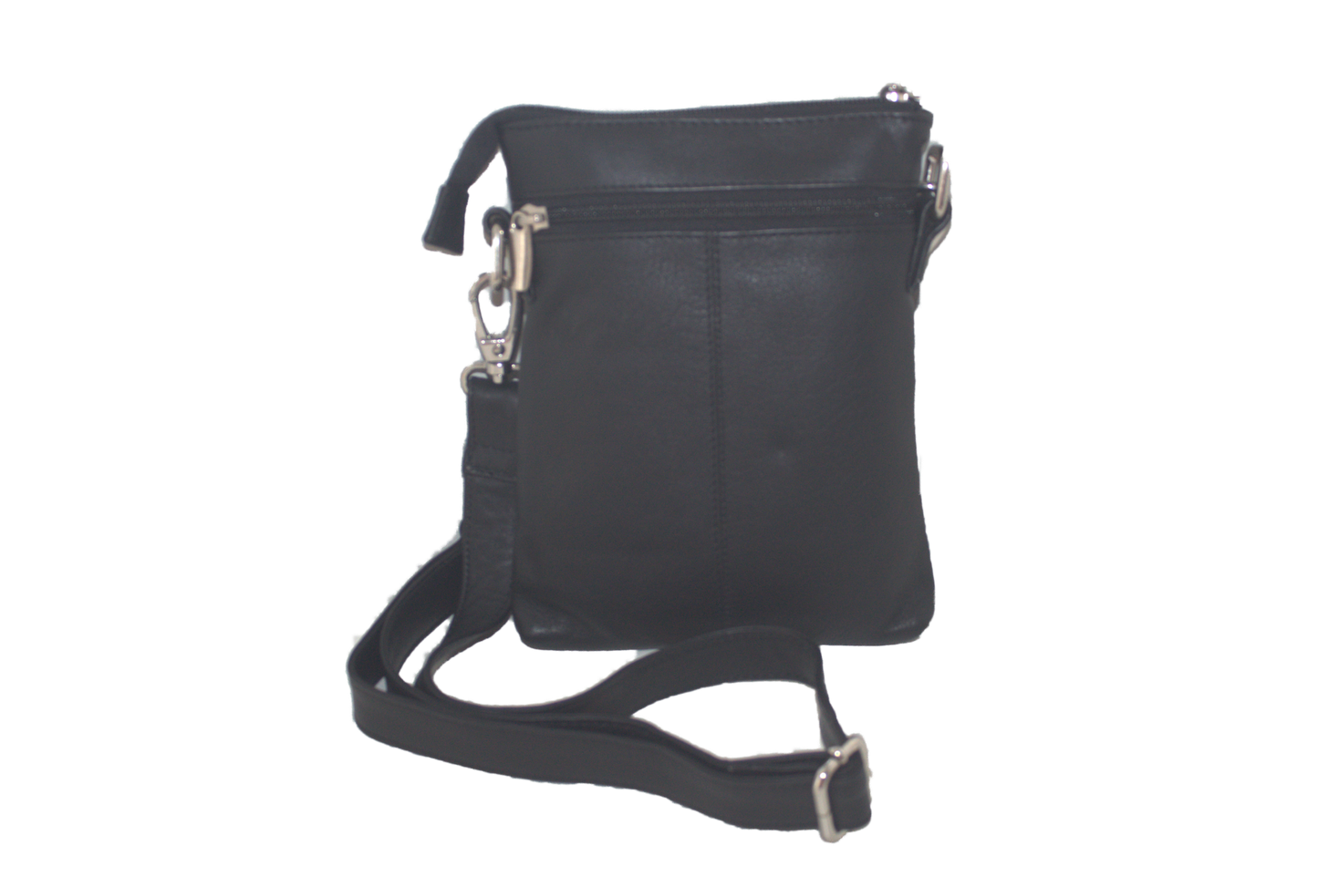 Herentas / Damestas / schoudertas / crossbody / zwart leer 208