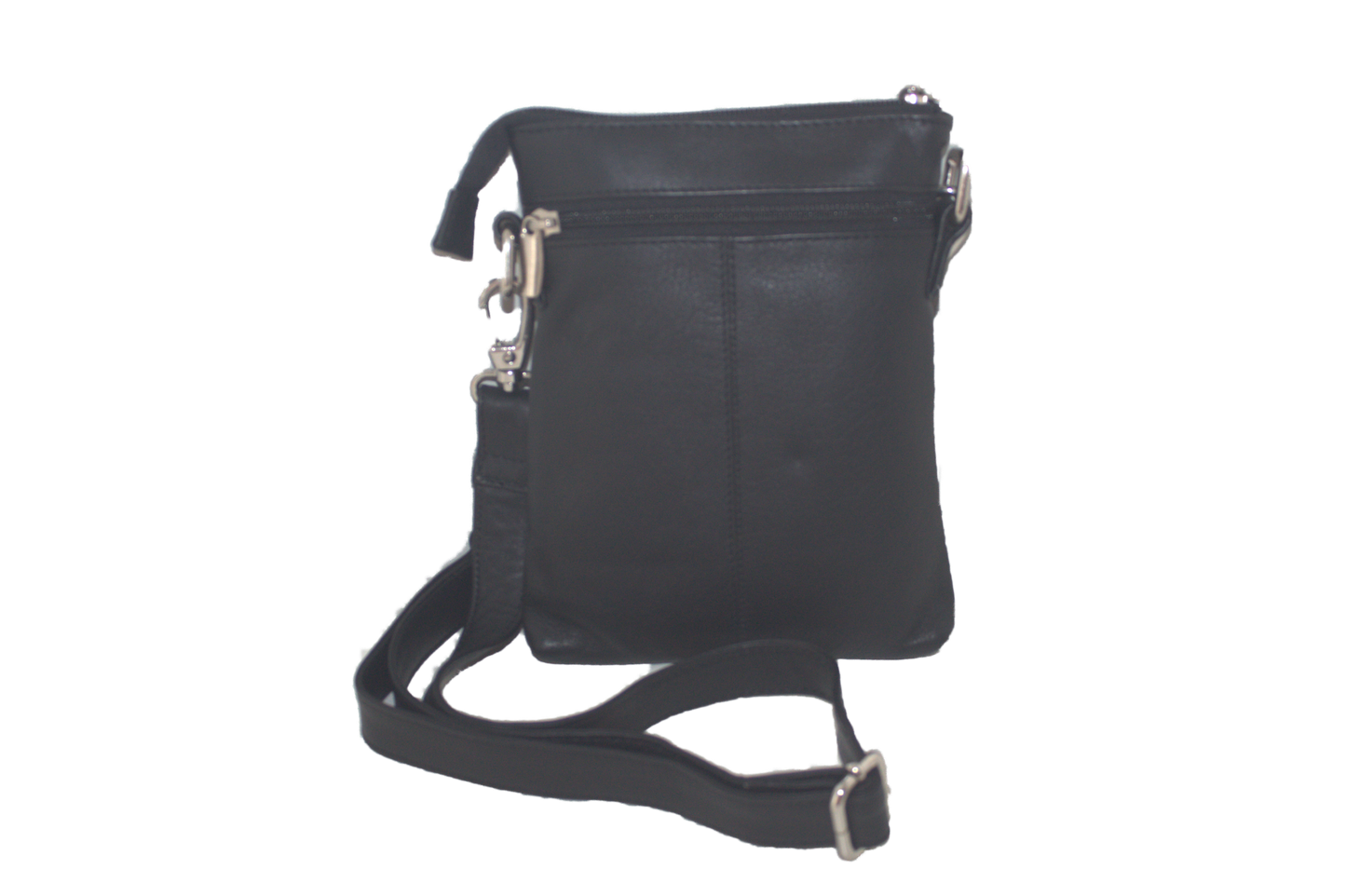 Herentas / Damestas / schoudertas / crossbody / zwart leer 208