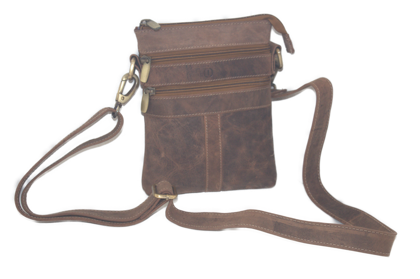 Herentas / Damestas / schoudertas / crossbody / Hunter bruin 208H