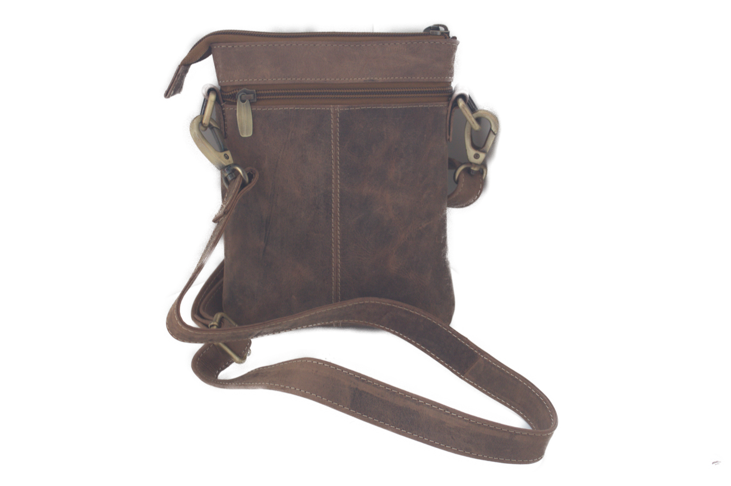 Herentas / Damestas / schoudertas / crossbody / Hunter bruin 208H