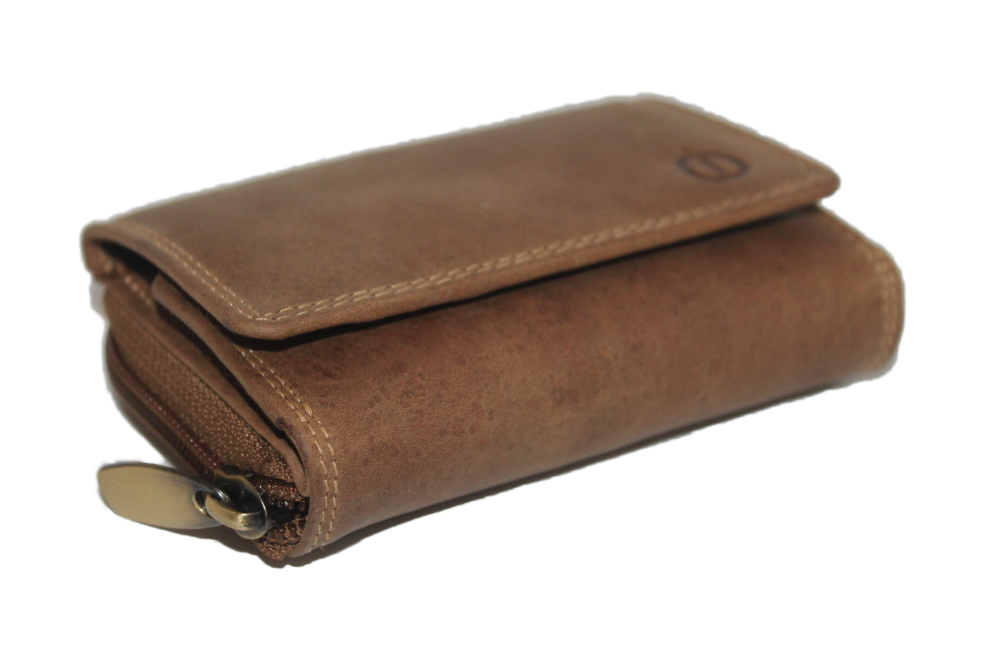 OI Rits portemonnee simpel / anti skim / Hunter bruin 209H