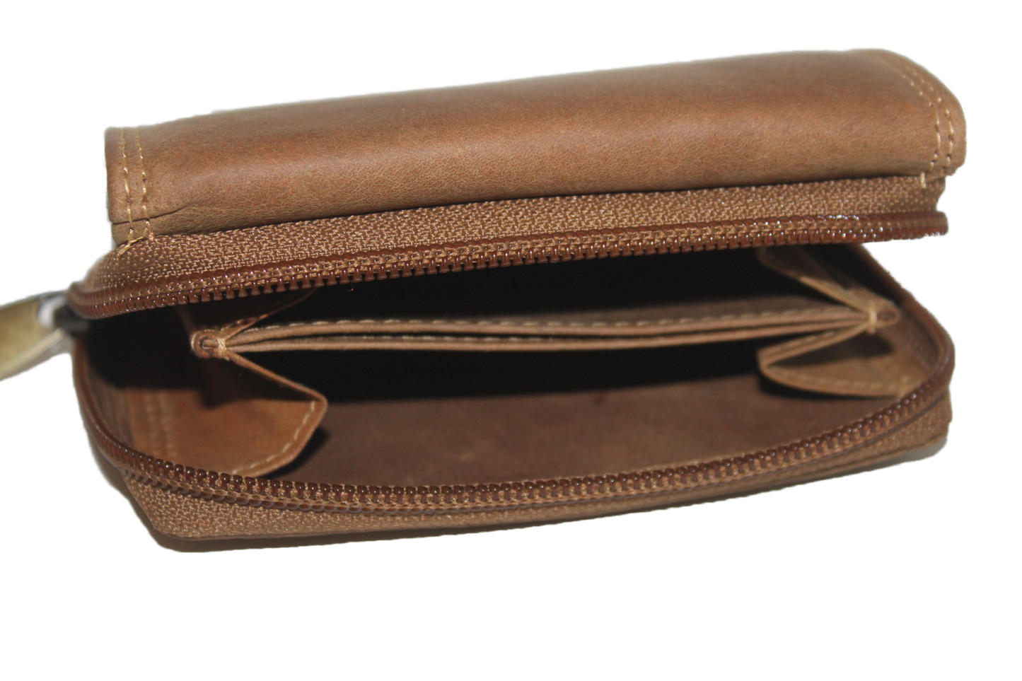 OI Rits portemonnee simpel / anti skim / Hunter bruin 209H