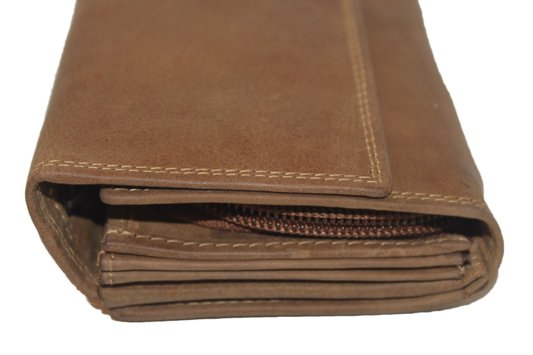 OI Overslagportemonnee / Dames beurs groot / extra pasjes achterop/ anti skim / Hunter 210H