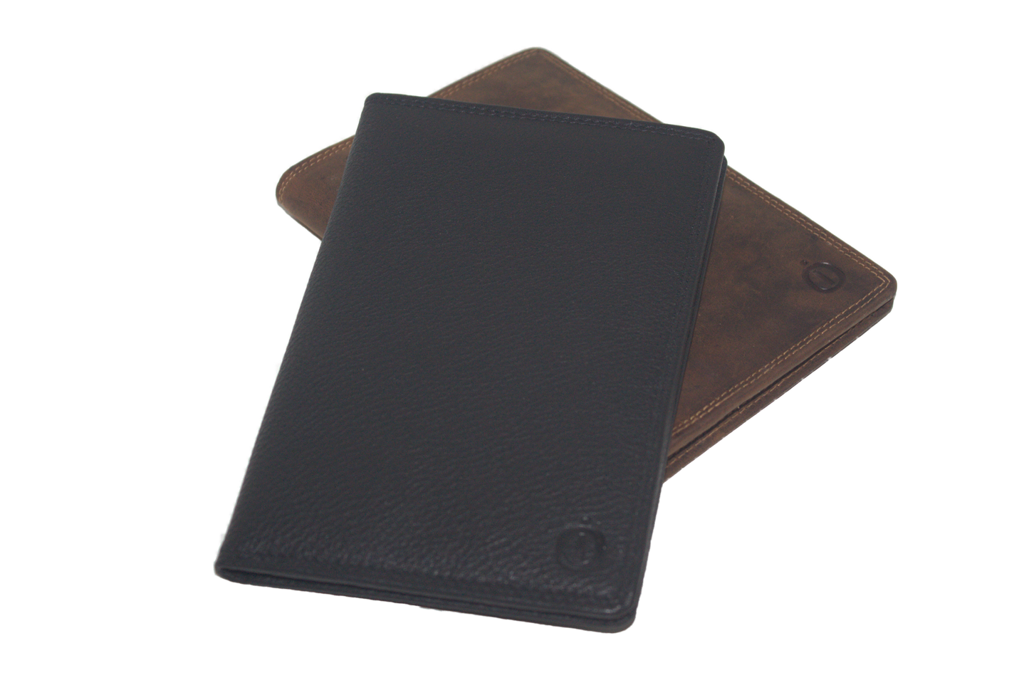 OI portefeuille / simpel en plat / mapje voor autopapieren / RFID safe / zwart leder 216