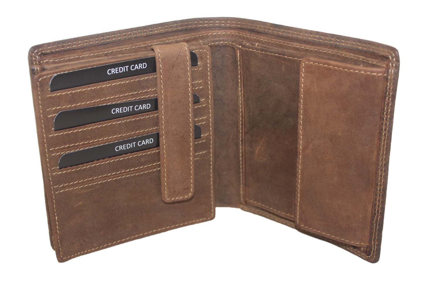 OI billfold breed 18 pasjes verborgen vak / geheim vak 227H