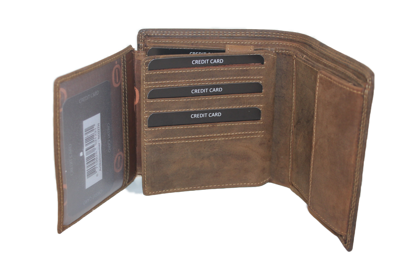 OI billfold breed 18 pasjes verborgen vak / geheim vak 227H