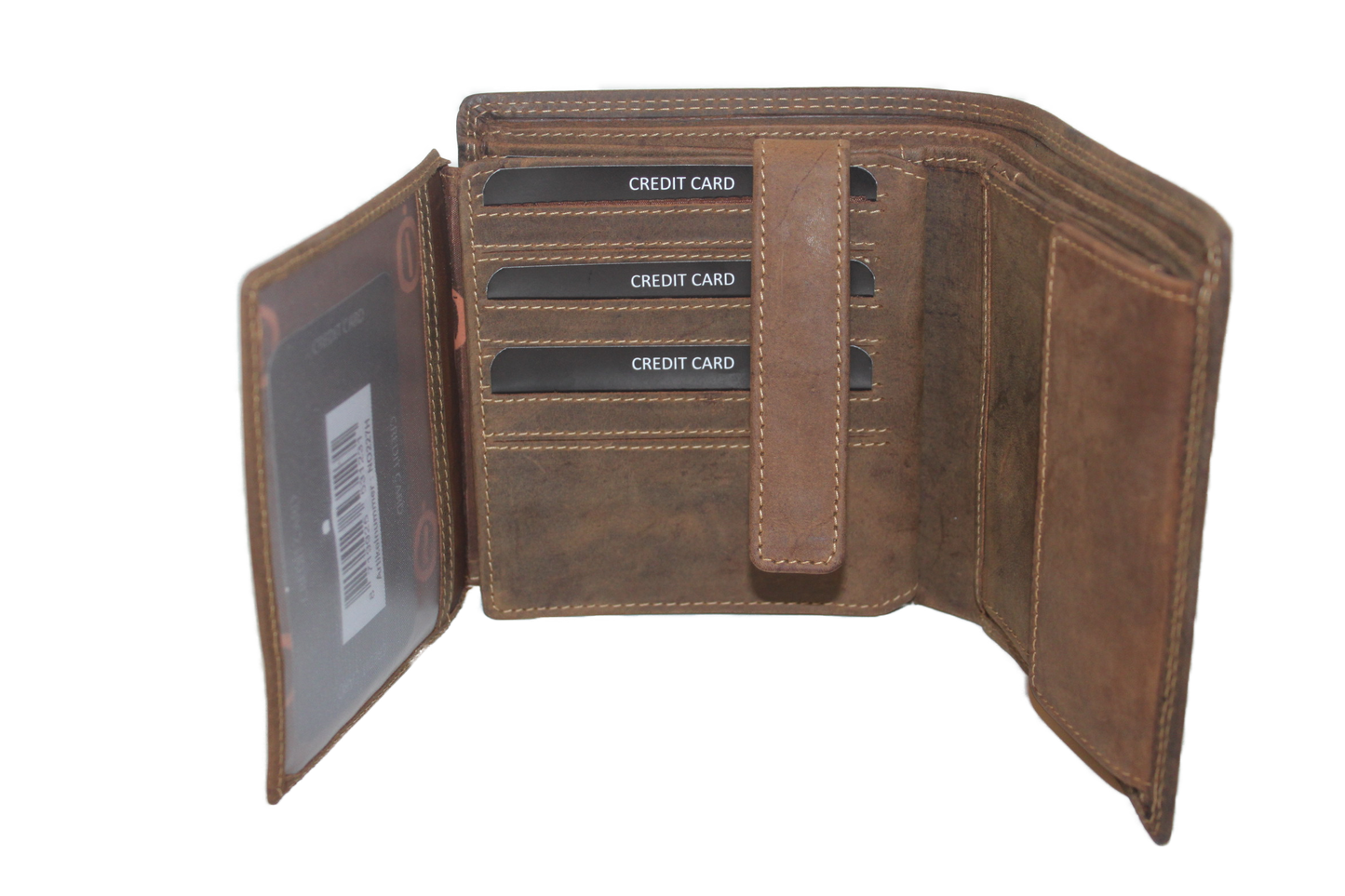 OI billfold breed 18 pasjes verborgen vak / geheim vak 227H