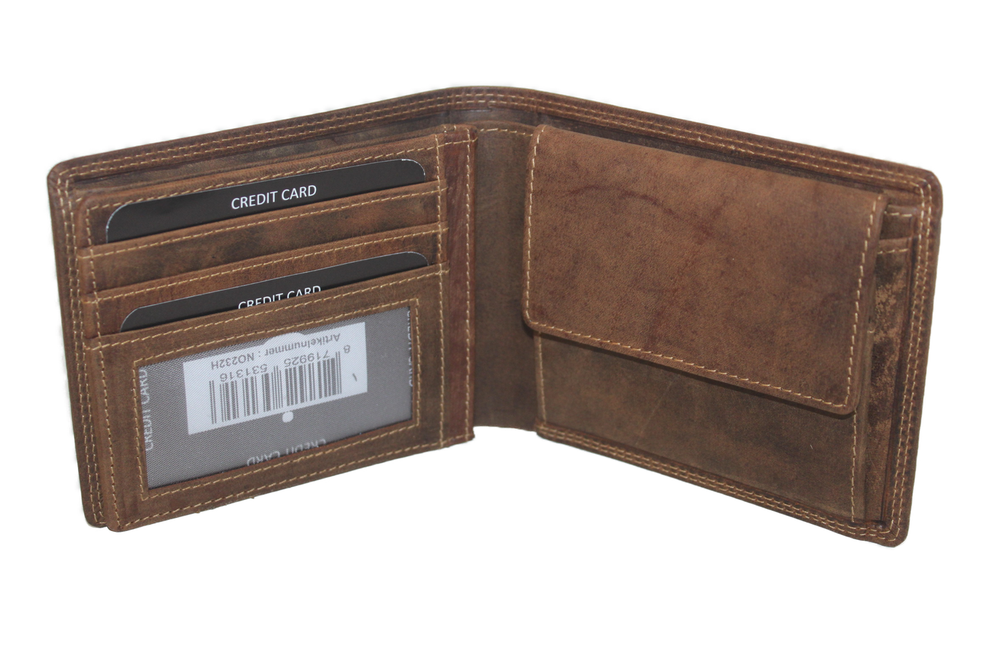 OI Billfold met klein zicht vak / anti skim 232H