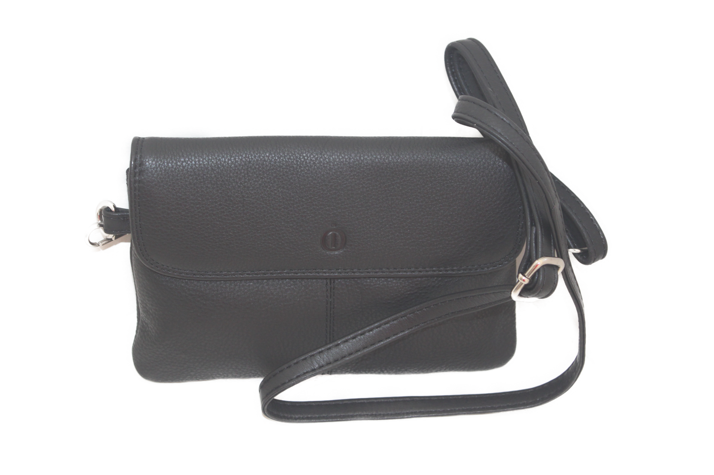 Leren envelop tasje / Clutch / gelegenheidstasje / Dames tasje / zwart leder 258