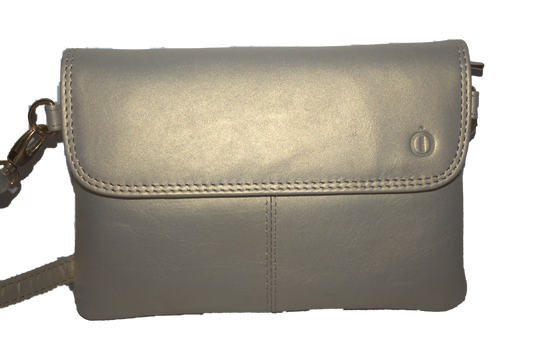 Leren envelop tasje / Clutch / gelegenheidstasje / Dames tasje / goud / champagne 258 Gold