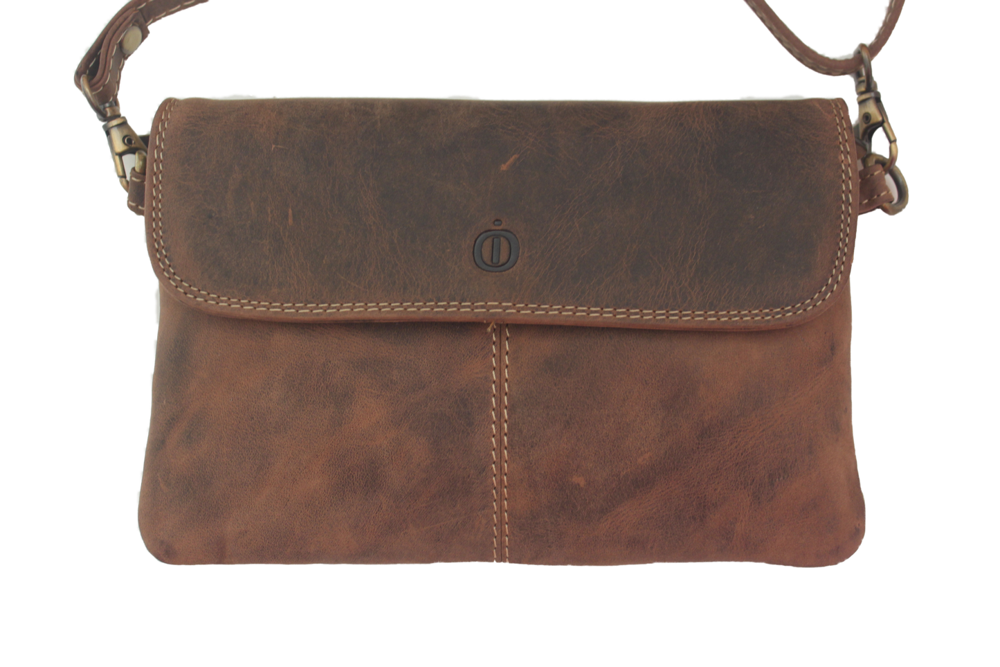 Leren envelop tasje / Clutch / gelegenheidstasje / Dames tasje / Hunter leder 258H