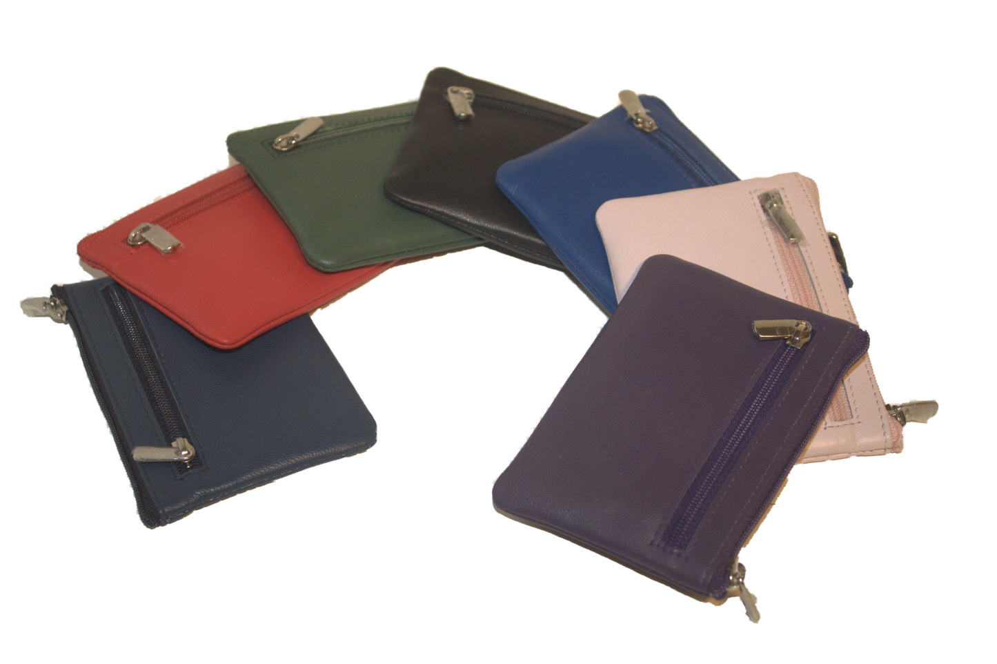 Sleutelbeursje / etuitje voor sleutels / combi portemonneetje / leer / groot 264 in 7 kleuren