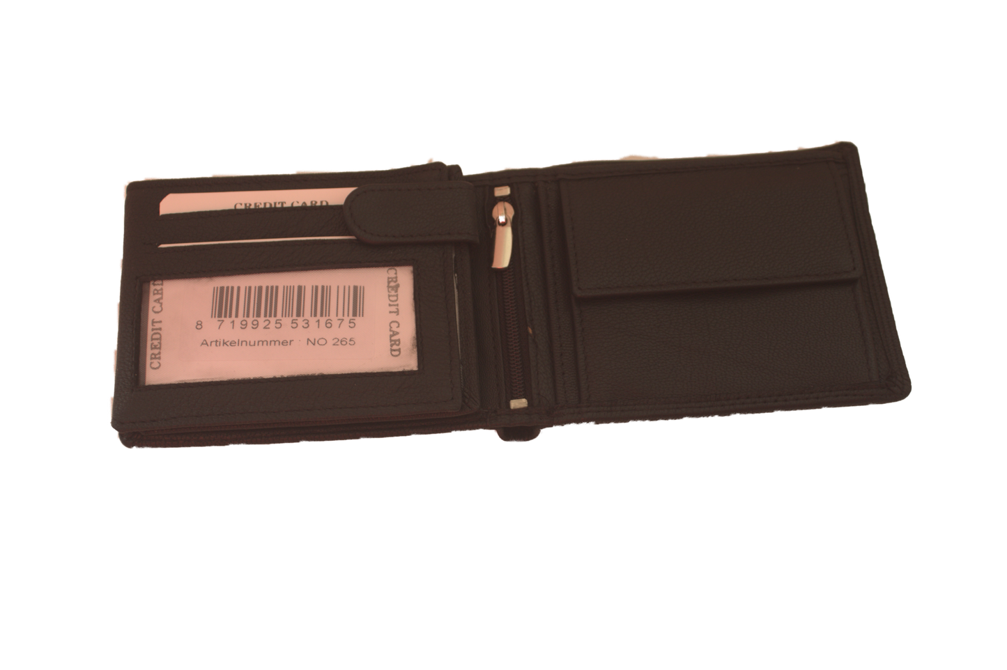 Innuendo Billfold laag model / heren portemonnee zwart / voordeliger / zwart 265