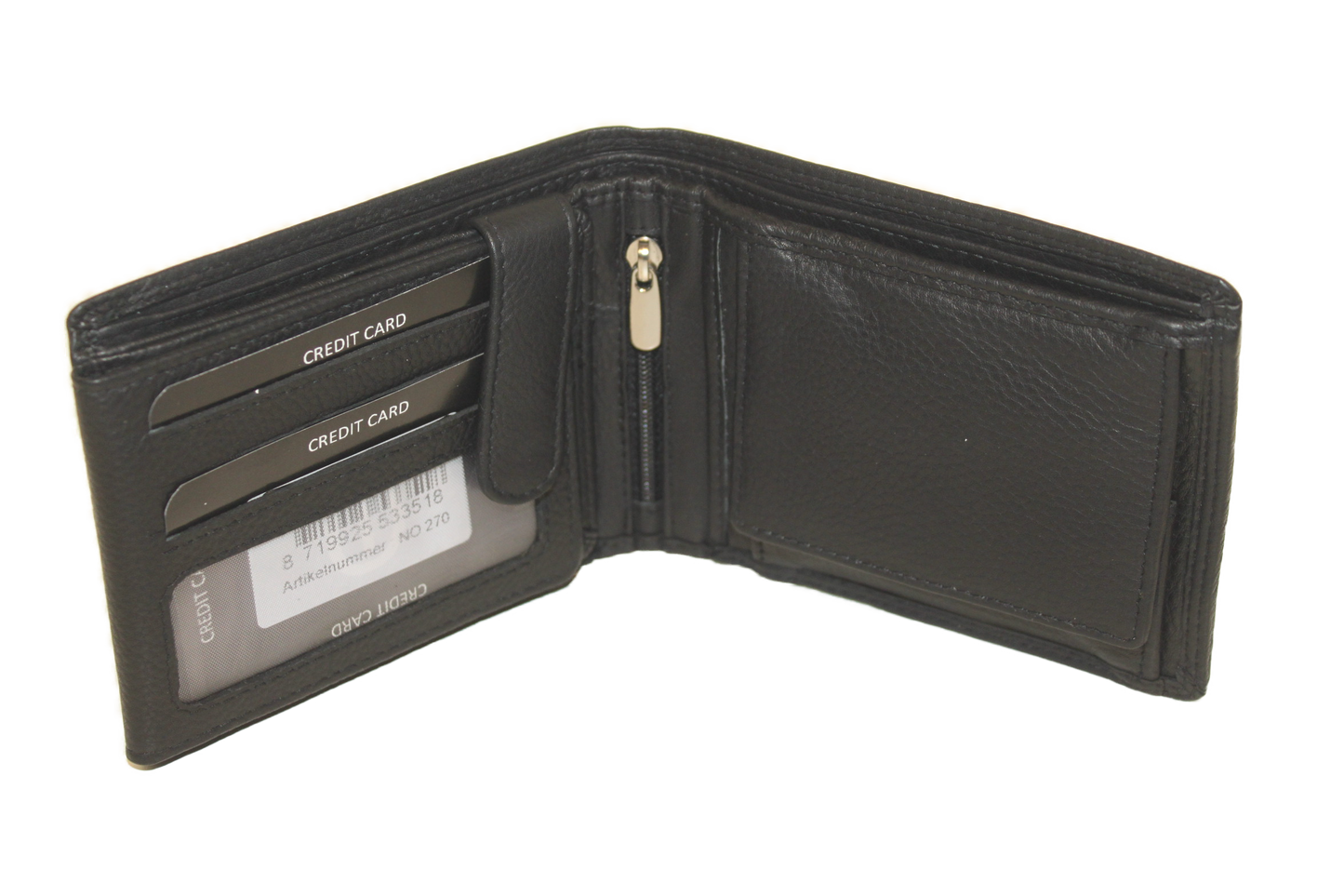 OI Billfold Met vierkant kleingeldvakje 270