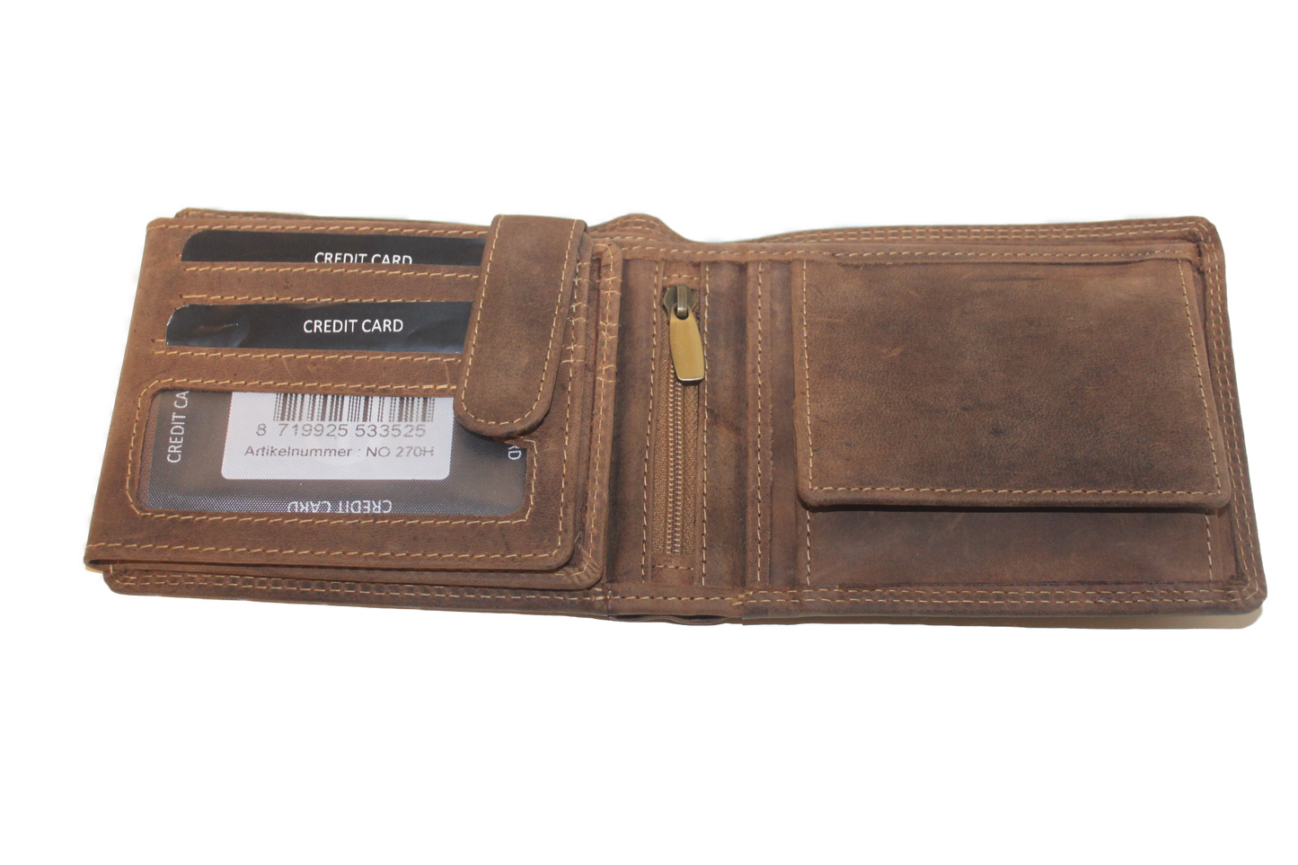 OI Billfold Met vierkant kleingeldvakje 270H