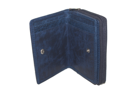 OI Rits portemonnee in 8 kleuren 293 blauw