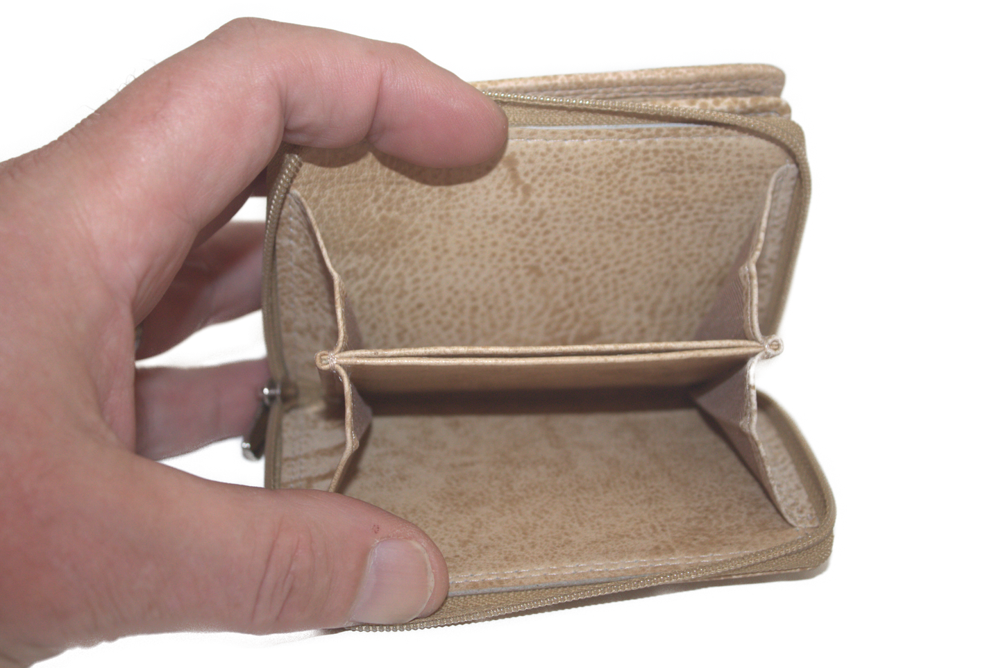 OI Rits portemonnee in 8 kleuren 293 beige