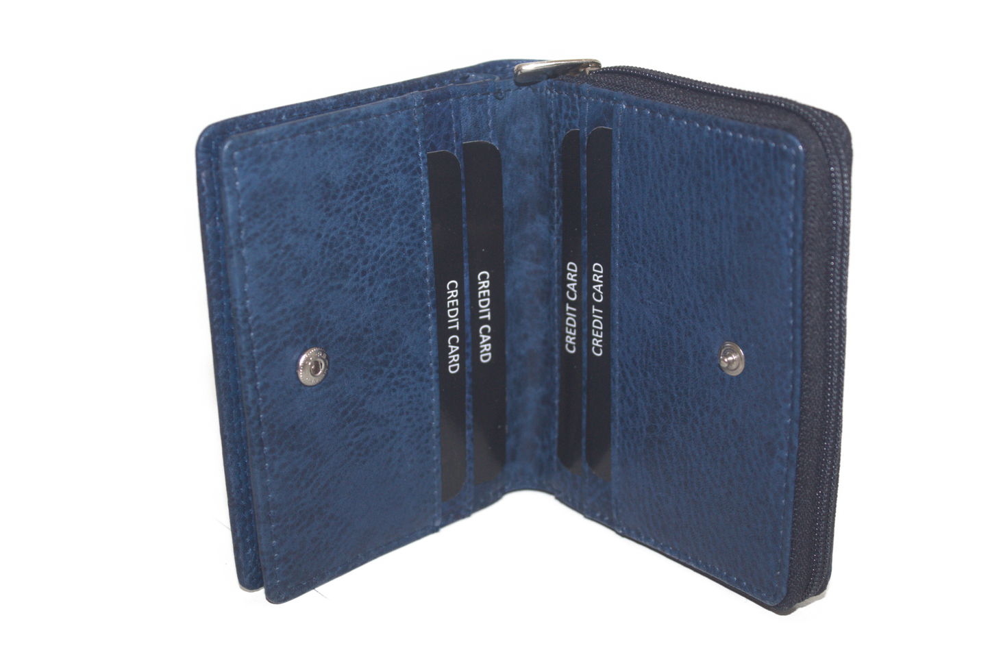 OI Rits portemonnee in 8 kleuren 293 blauw