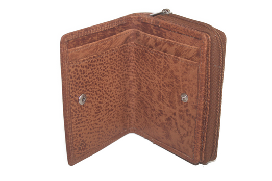 OI Rits portemonnee in 8 kleuren 293 licht bruin