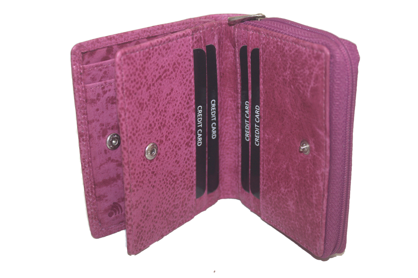 OI Rits portemonnee in 8 kleuren 293 roze