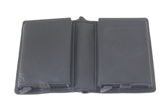 OI Billfold met cardprotectors groot Zwart / anti skim 344