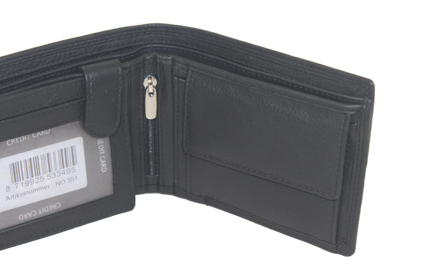 OI Billfold met extra Rits vak voor biljetten 351