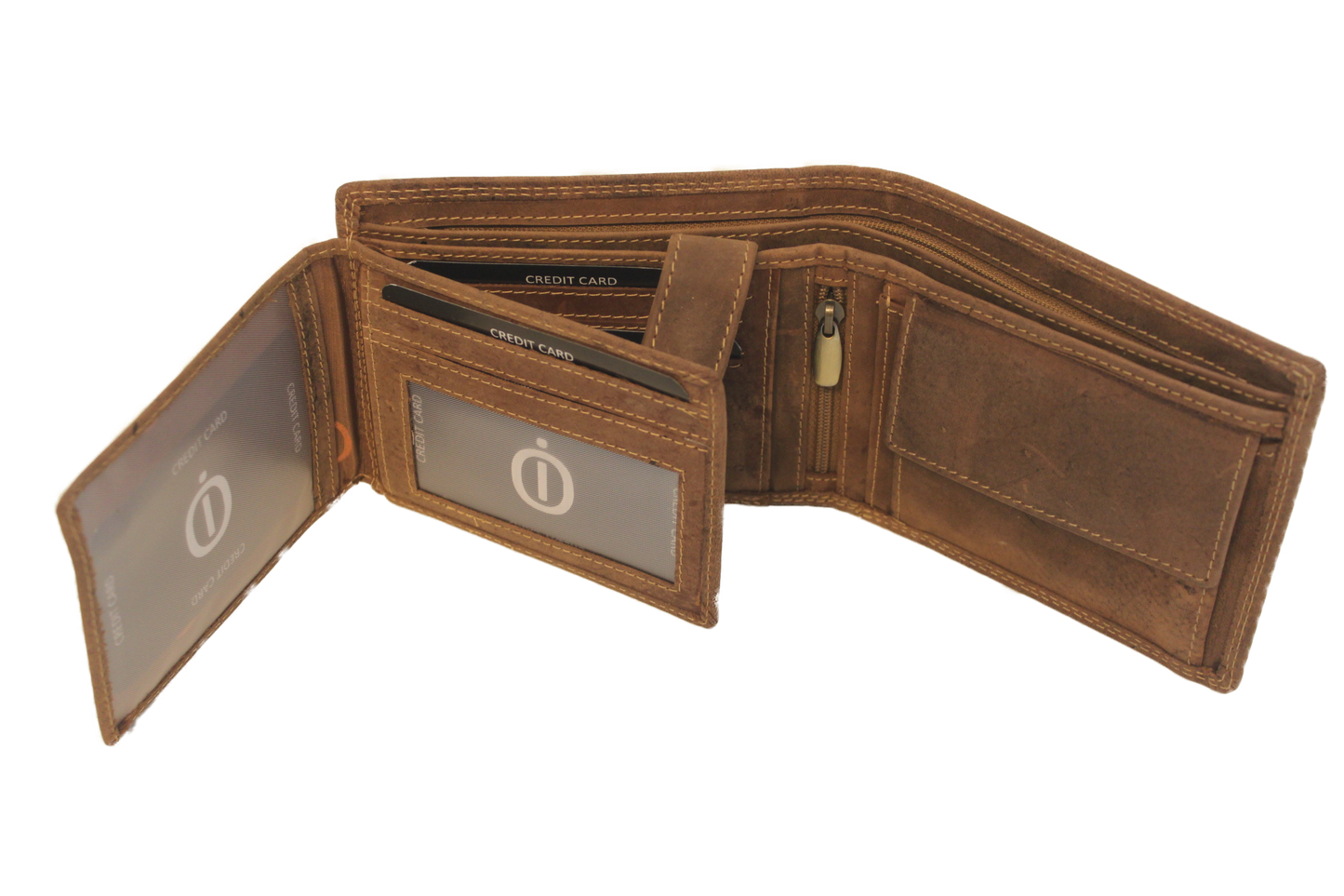 OI Billfold met extra Rits vak voor biljetten 351H