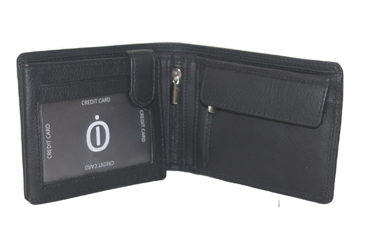 OI Billfold met rits voor kleingeld 353