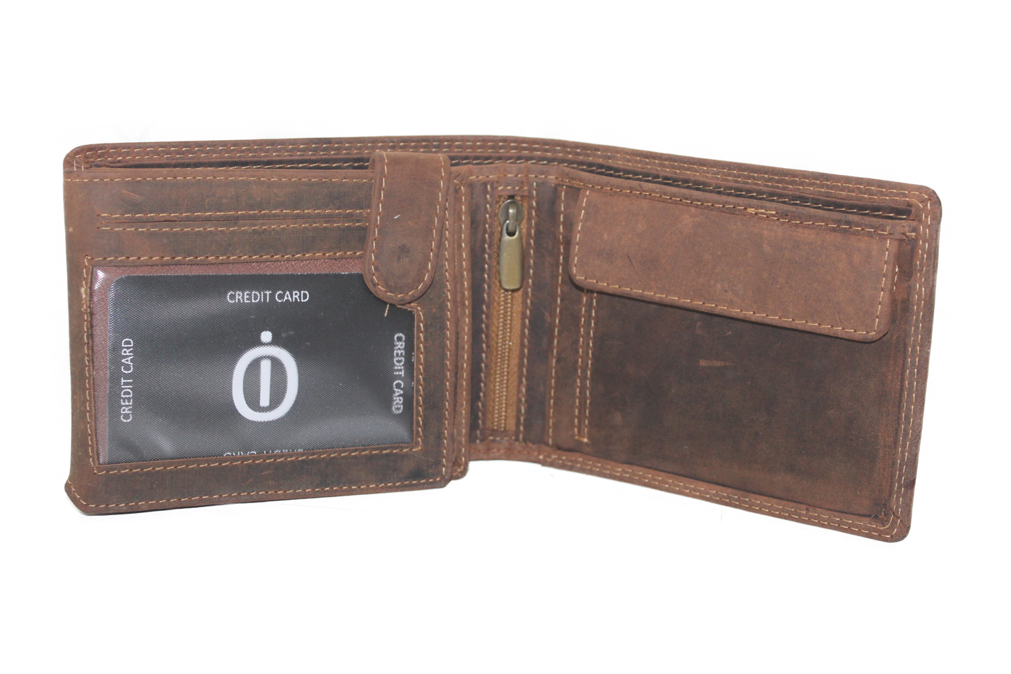 OI Billfold met rits voor kleingeld 353H