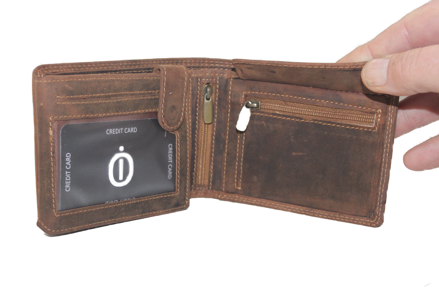 OI Billfold met rits voor kleingeld 353H