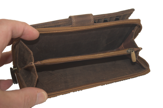 OI Ruime dames portemonnee met groot rits vak 403H