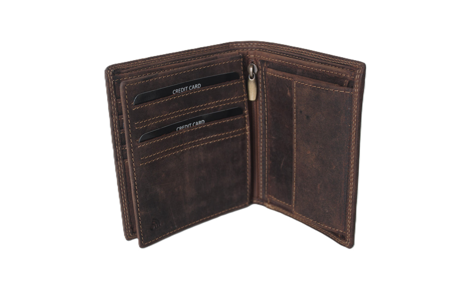 Hoge billfold met de creditcards ( pasjes ) horizontaal anti skim 409H