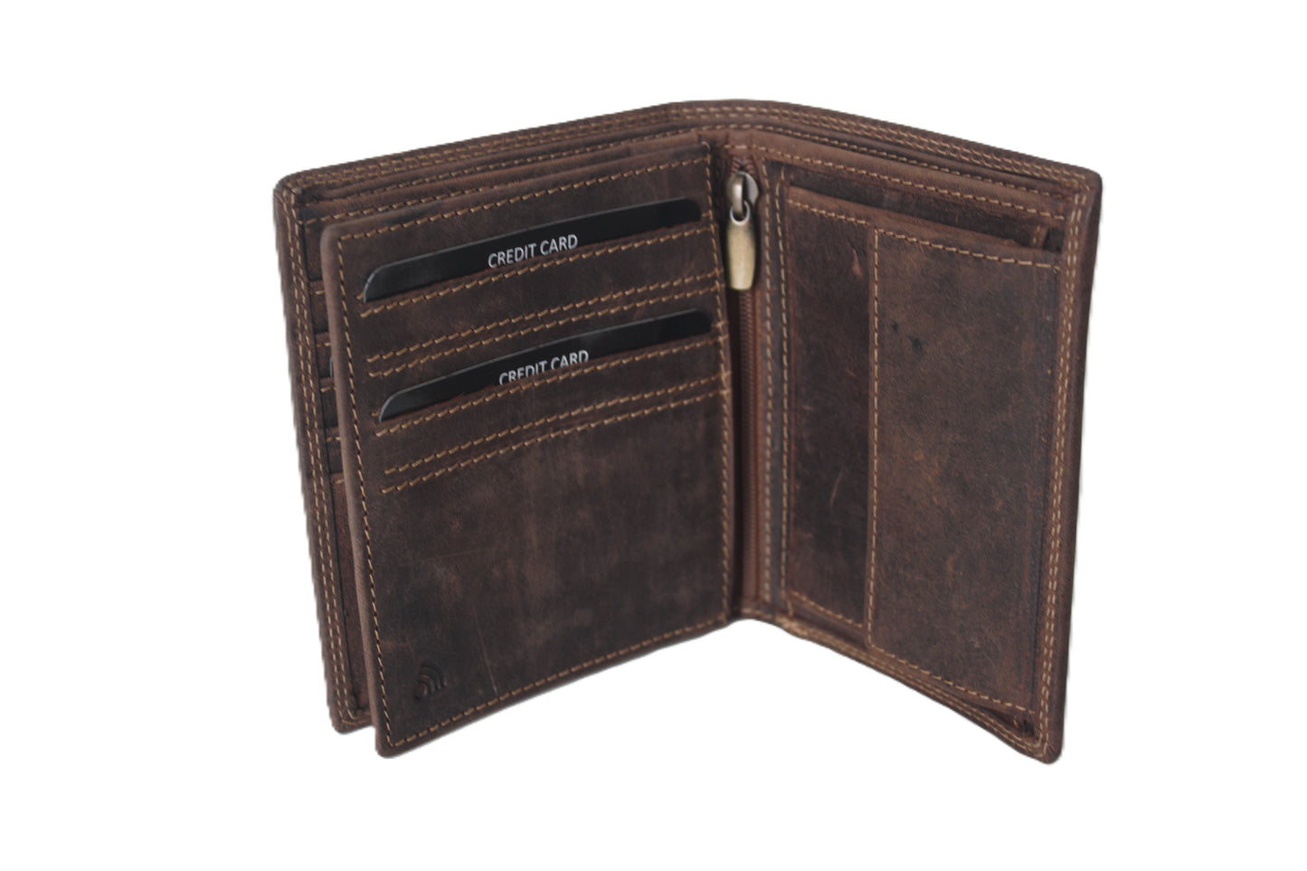 Hoge billfold met de creditcards ( pasjes ) horizontaal anti skim 409H
