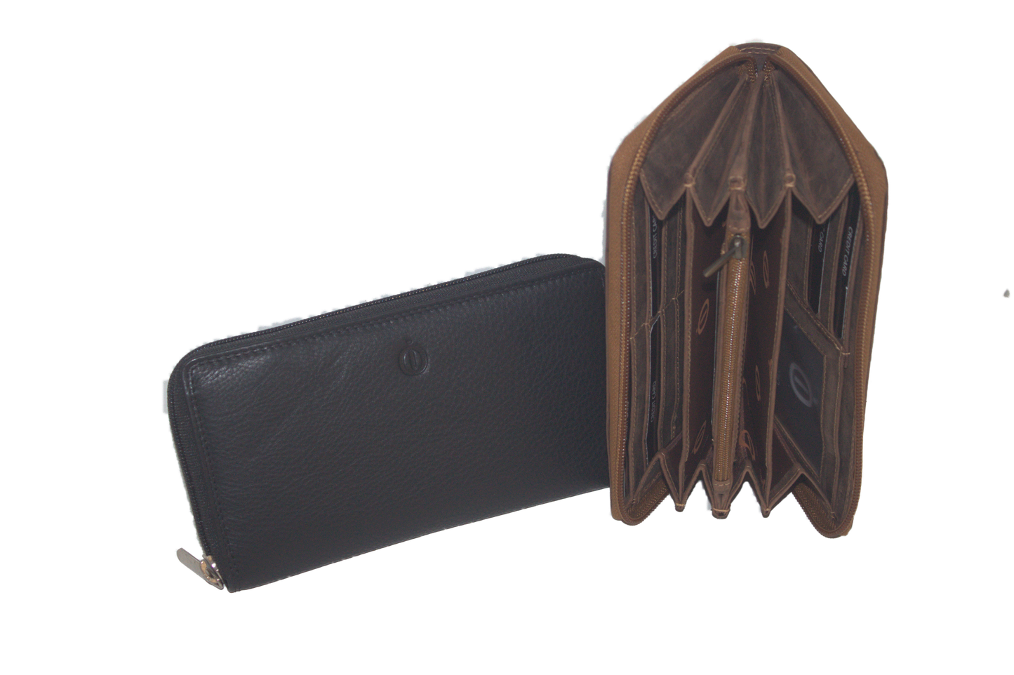 OI Rits portemonnee met rits op de achterkant groot model 434