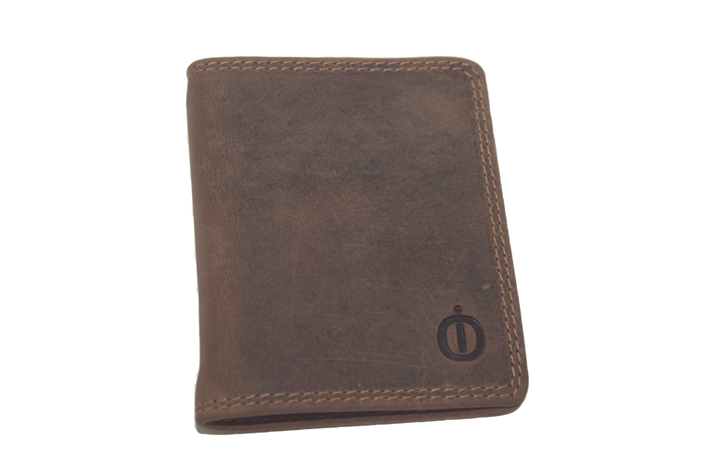 Oi zwarte lederen dollarclip billfold alleen voor biljetten / zeer dunne heren portemonnee met geldklem / lederen cover met klem voor biljetten afgesloten met magneetsluiting / zwart leer / 443
