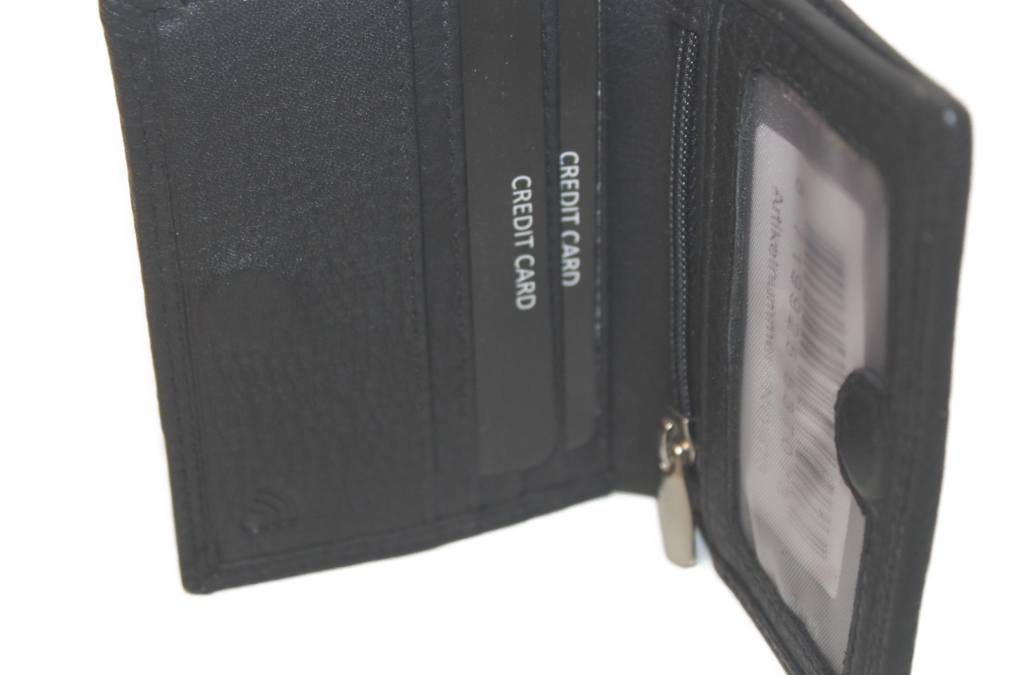 OI Kleine billfold met magneet sluiting met zicht vak achterop 473