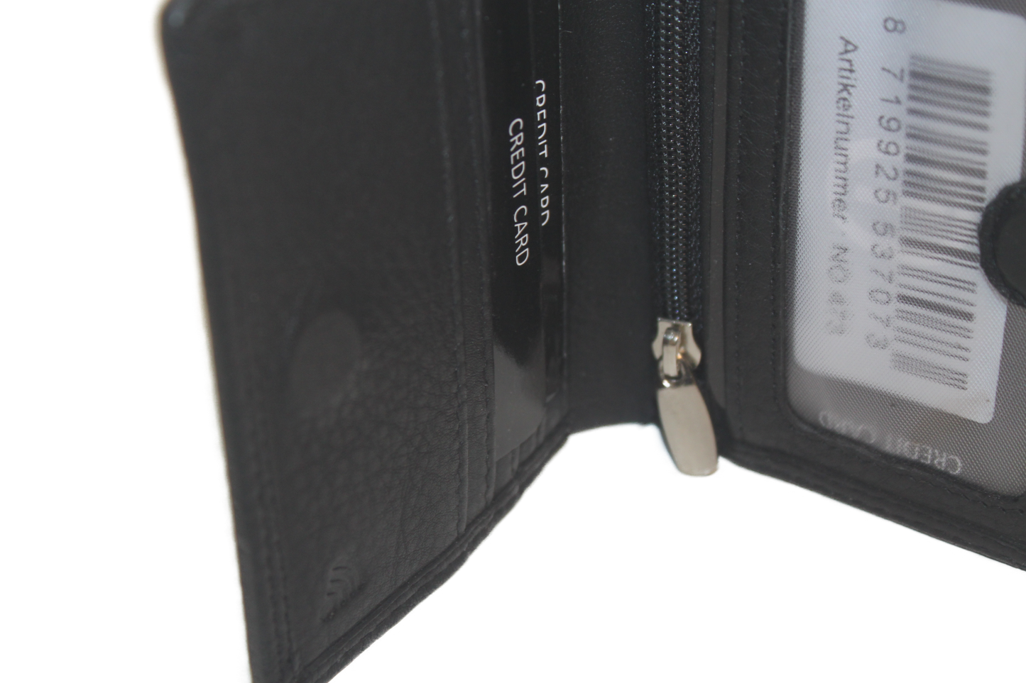 OI Kleine billfold met magneet sluiting met zicht vak achterop 473