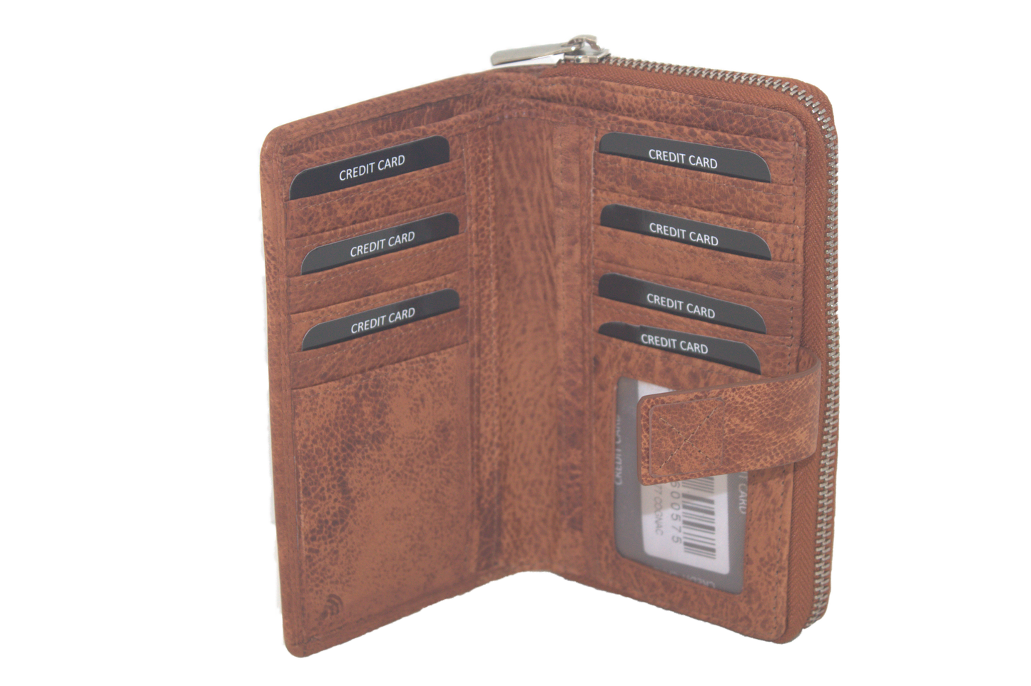 OI Rits portemonnee Halflang 477 Cognac