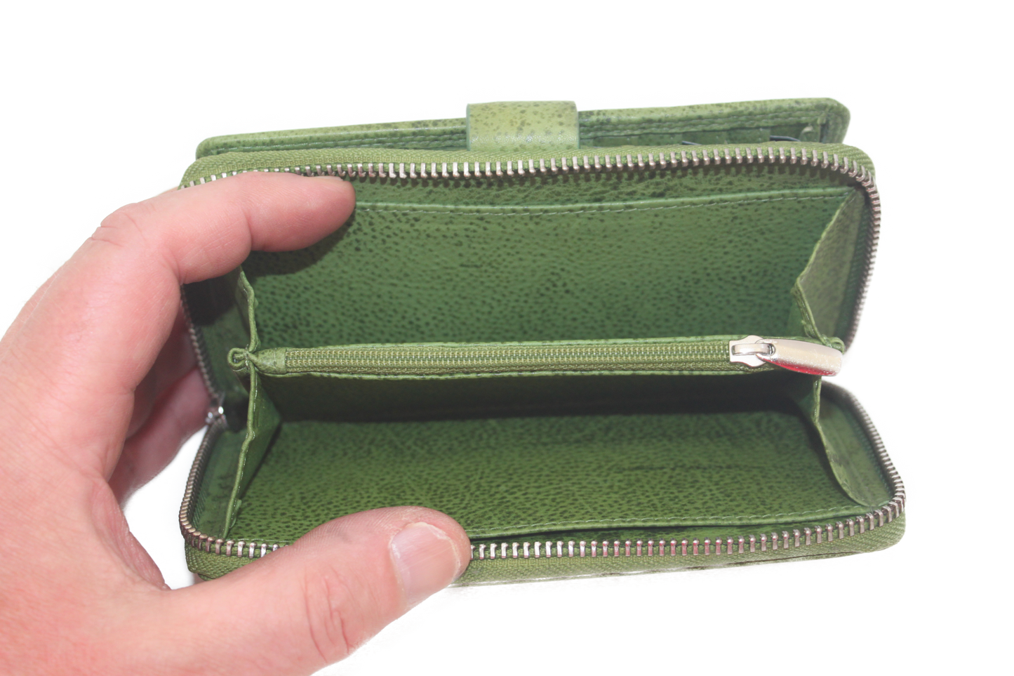 OI Rits portemonnee Halflang 477 Groen