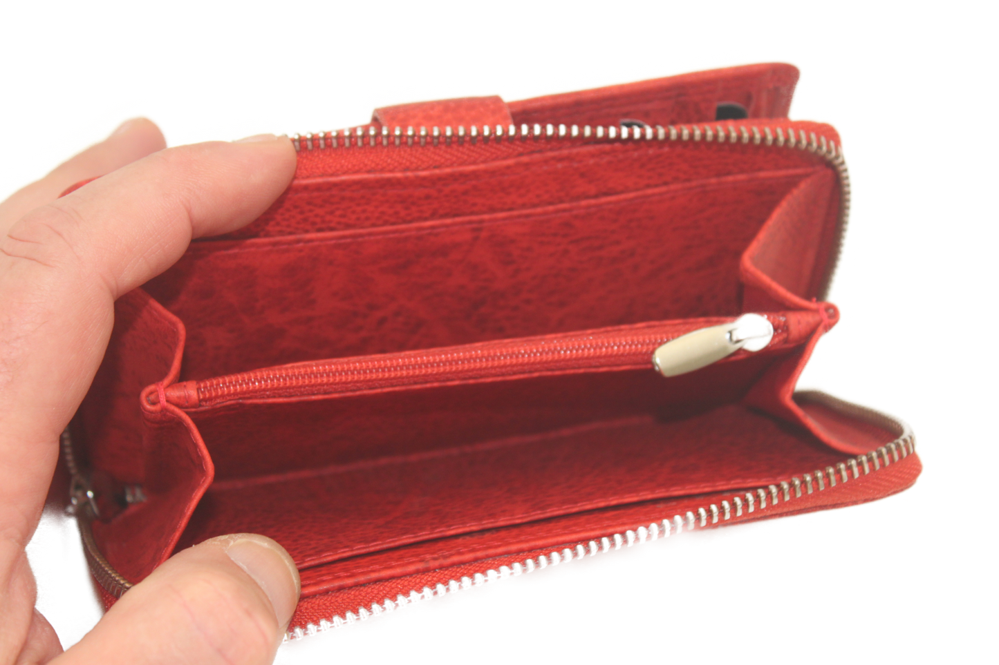 OI Rits portemonnee Halflang 477 Rood