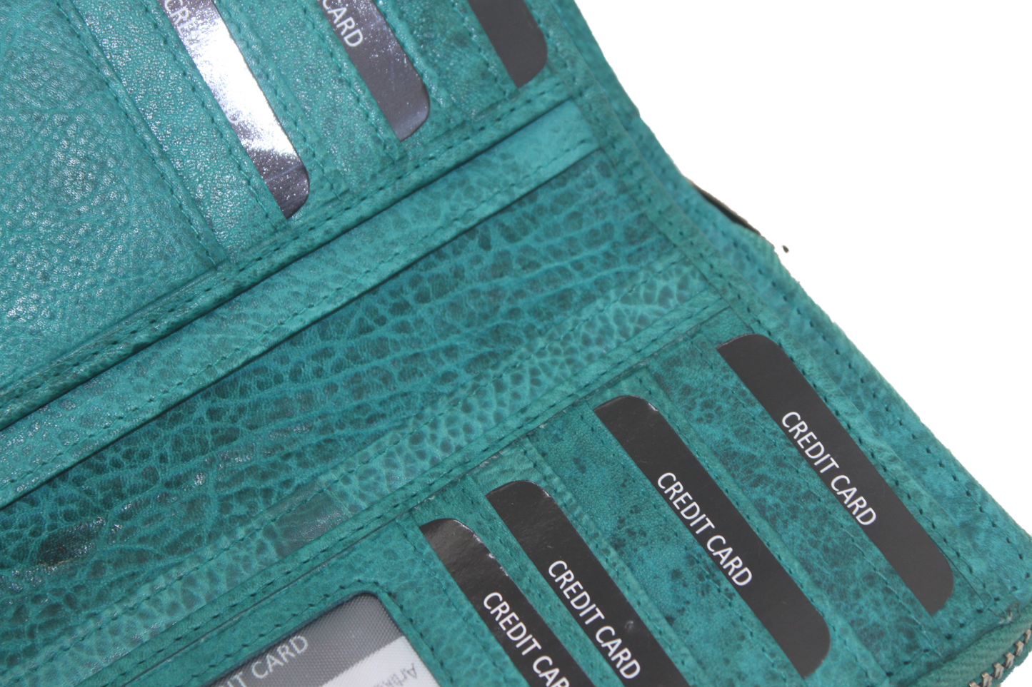 OI Rits portemonnee Halflang 477 Turquoise